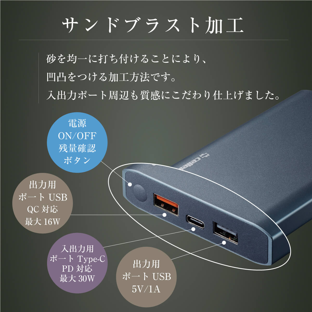 楽天市場 送料無料 Cellevo モバイルバッテリー 18000mah アルミ Pd Iphone13 急速充電 Pse適合 Ec18000pd Gr オールバイ