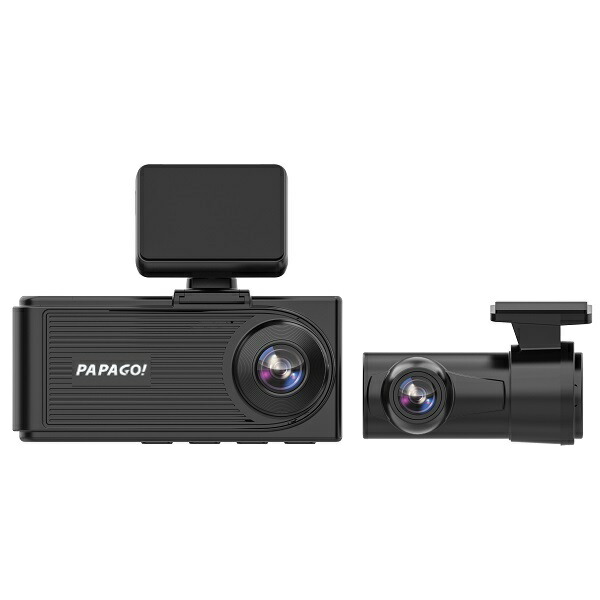 3カメラドライブレコーダー GoSafe 490G2K GS490G2-64GB 前後左右 車内 490° 360°GPS内蔵 赤外線撮影 リアカメラ 2K 500万画素 フルHD あおり運転 当て逃げ ドアパンチ 64GB 128GB 地デジ対策 駐車監視 ドラレコ PAPAGO パパゴ　カー用品