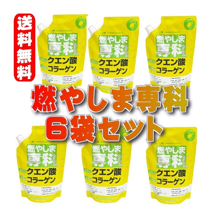 送料込】 燃やしま専科 500g 燃やしま専科レモン風味 500ｇ入り クエン