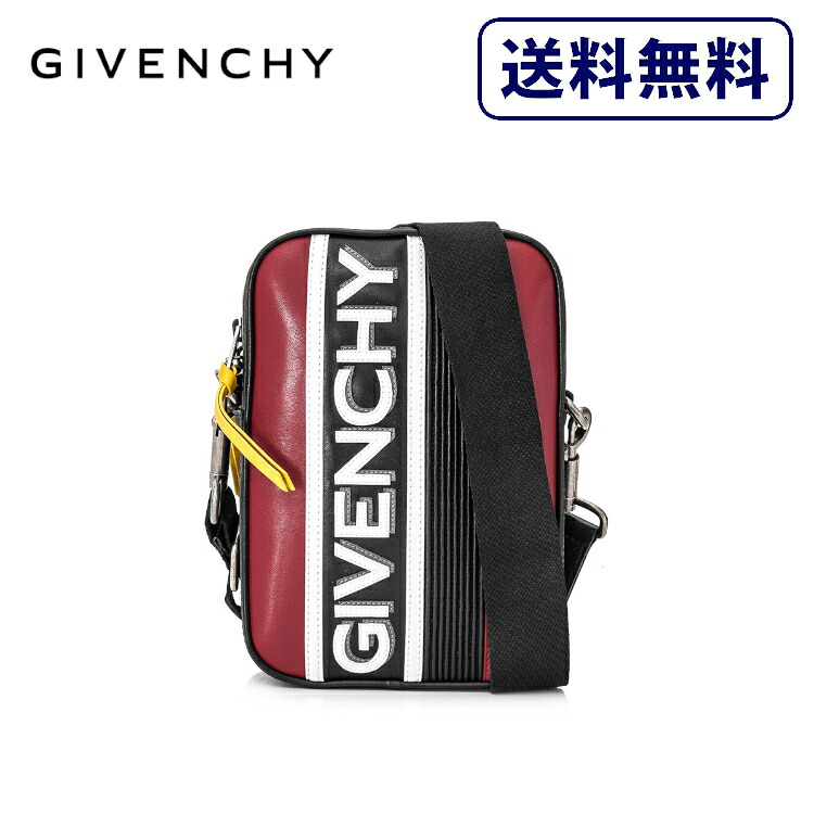 【4/10(金)20～24時限定 ポイント2倍+LINEクーポン】[正規品]送料無料 GIVENCHY ジバンシィ ブラックレッド ショルダーバッグ BK504YK-0MR-932