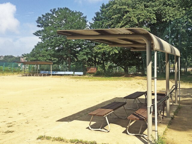 三和体育 シェルター W6m 埋込式 アルミ屋根仕様 学校 体育用品 送料無料 S-4516