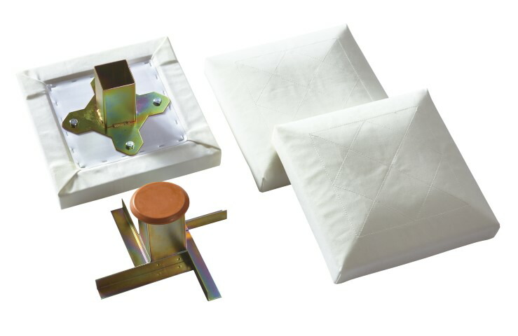 三和体育 トップベース 上金具付(3セット1組) 学校 体育用品 送料無料 S-4938