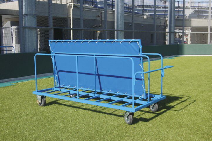 三和体育 フェンス運搬台車 学校 体育用品 送料無料 S-4959