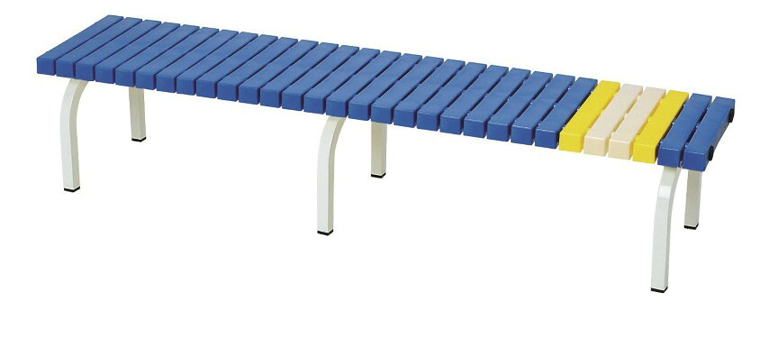 三和体育 ホームベンチ 青 学校 体育用品 送料無料 S-8391｜allecore （アレコレ） 店