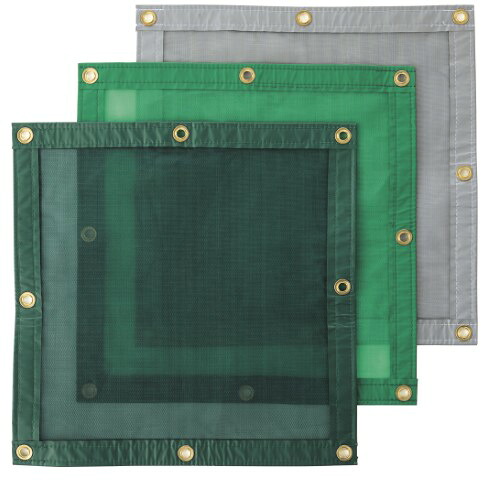 三和体育 防風ネット 200DX10m巻 シルバー 学校 体育用品 送料無料 S-8633