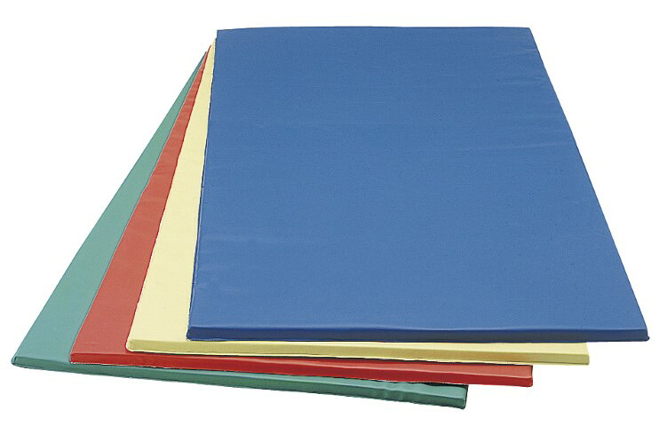三和体育 軽量ワイドカラーマット(スベリ止付) 100&times;200&times;2 イエロー 学校 体育用品 送料無料 S-8662｜allecore （アレコレ） 店 24,245円