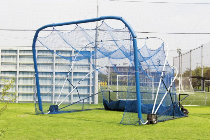 三和体育 バッティングケージ用防護マット 学校 体育用品 送料無料 S-9542