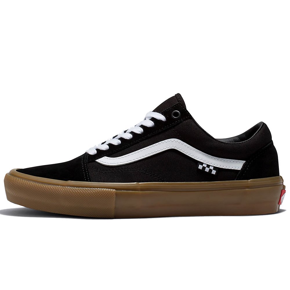 VANS ヴァンズ  VANS SKATE OLD SKOOL (年寄りの学校) BLACK/GUM 滑るゲーム盤 スケボー シューズ スケシュー スニーカー 靴 メンズ メンズ シューズ  スケボー