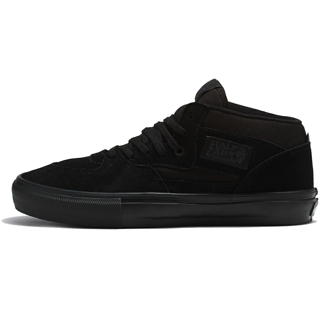 VANS ヴァンズ VANS SKATE HALF CAB (ハーフキャブ) BLACK/BLACK 滑るゲーム盤 スケボー シューズ スケシュー スニーカー 靴 メンズ メンズ シューズ  スケボー