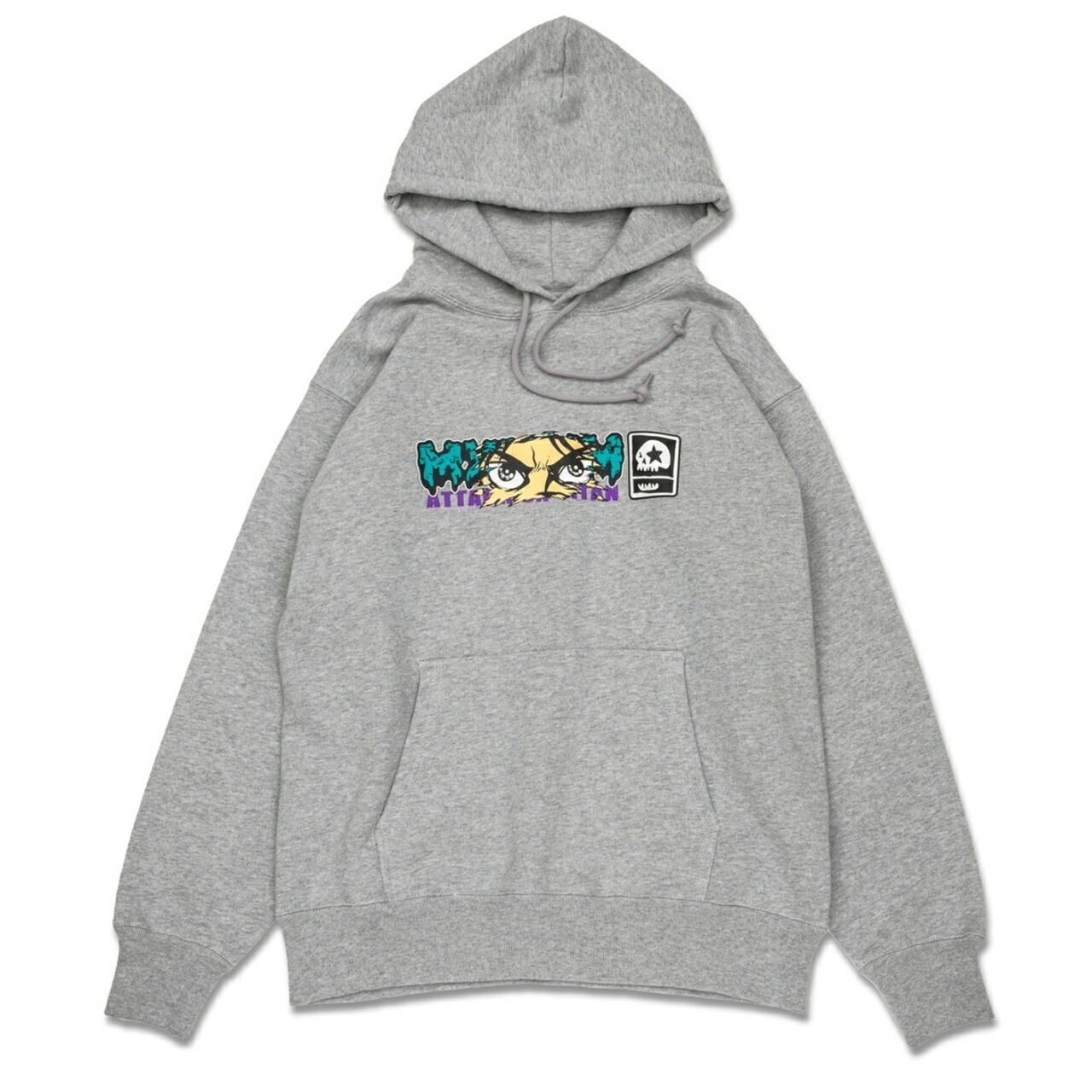 MAGICAL MOSH MISFITS マジカルモッシュミスフィッツ MxMxM MAGICAL MOSH x 突進の巨大な生物 EREN HOODIE (GREY) M大きさ U0792-C02S01 メンズトップス