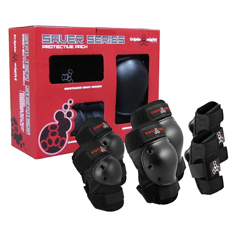 トリプル八つ TRIPLE EIGHT SAVER SERIES PROTECTIVE 3-PACK U4213-C01S01 滑るゲーム盤 プロテクター