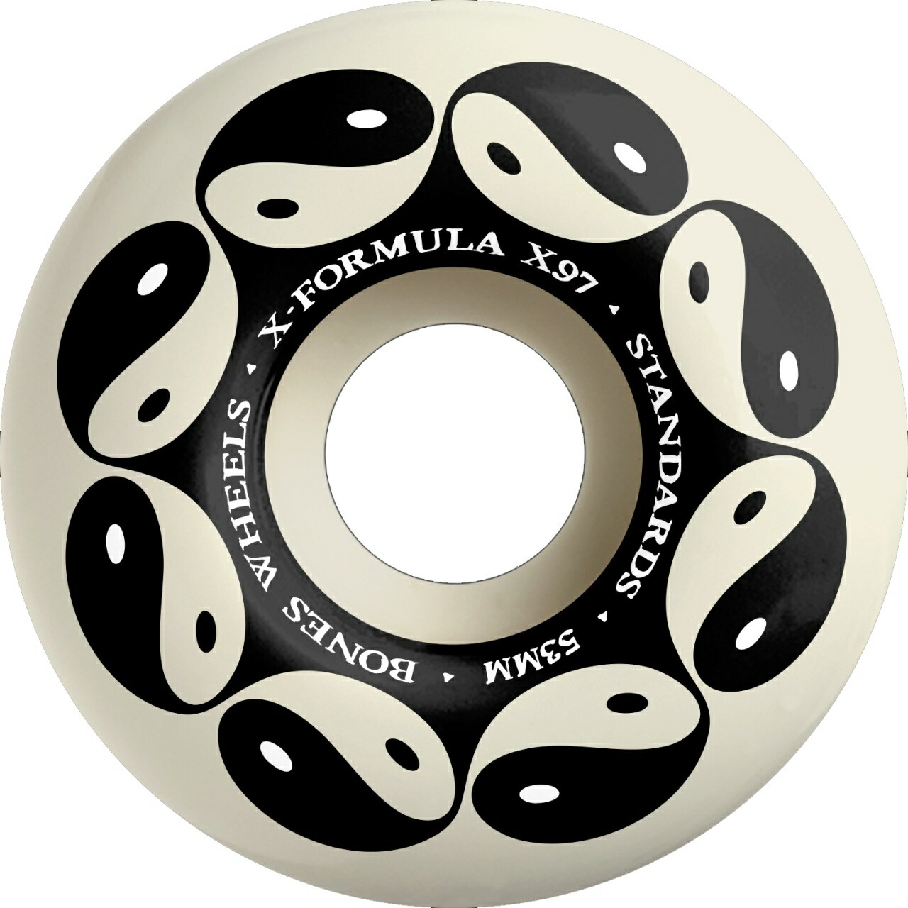 BONES X97 53mm スケートボードウィール　ボーンズ ボーンズ ウィール BONES WHEELS X-FORMULA XF97 YIN TANG 97A