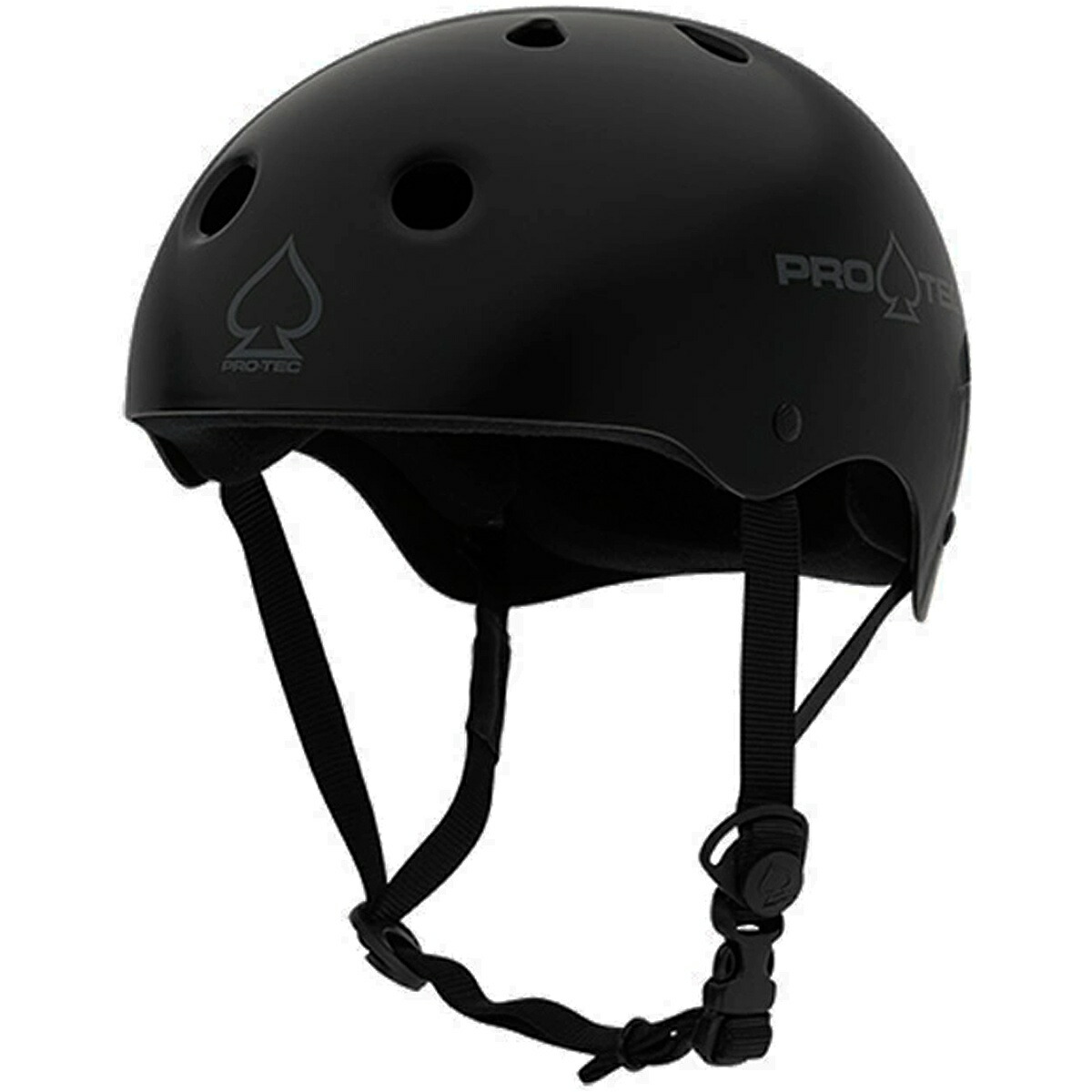 PRO-TEC 労働者階級テック CLASSIC SKATE MATTE BLACK 滑るゲーム盤 スケボー プロテクター 安全帽 商品目録かばい立て ヒザパッティング 書き割り