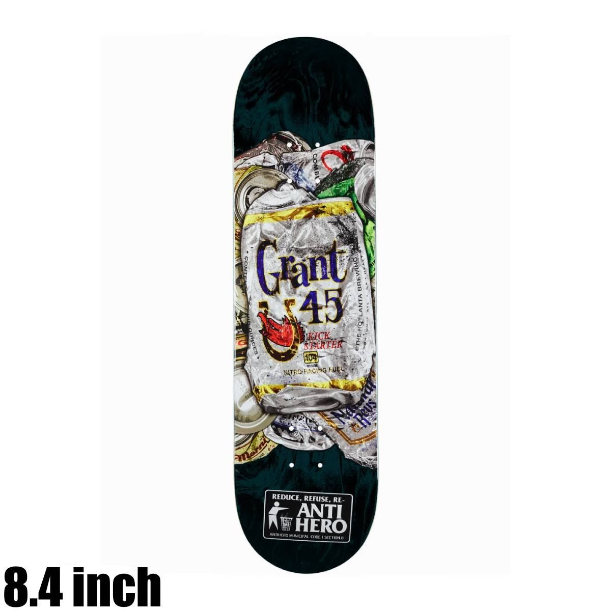 楽天市場】【スケボー デッキ 8.4 8.62】ANTIHERO GRIMPLE STIX
