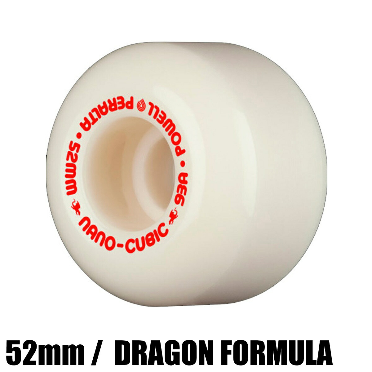 楽天市場】パウエル ドラゴン ウィール POWELL DRAGON NANO CUBIC 52mm