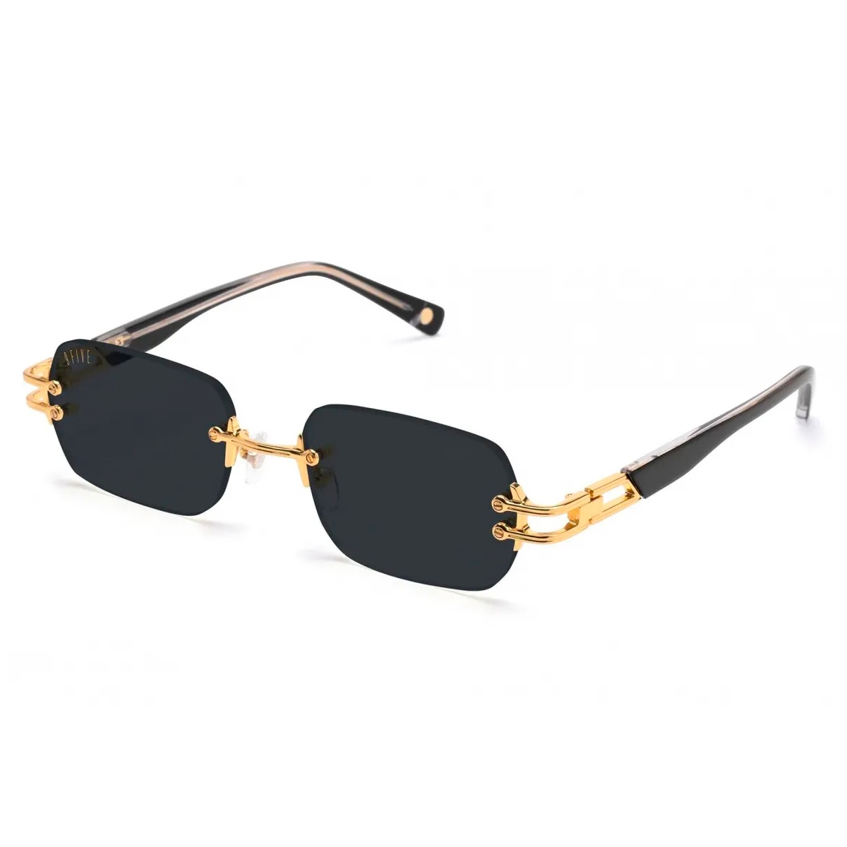 【マラソン制限事項引き換え証客体！】 9FIVE 野球クラブファイブ PURITY BLACK \u0026 24K GOLD SUNGLASSES プリティー / 黒いこと\u0026ゴールド / 黒眼鏡 / 野球クラブファイブ 黒眼鏡 BLACK\u0026GOLD