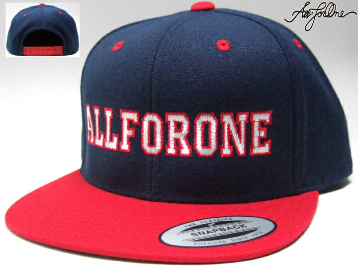 YUPOONG AFO FOOT BALL CAP フットボール キャップ 紺/赤 OTTO オットー NEWERA ニューエラ 野球帽 BBCAP  FLEXFIT フレックスフィット FLEXFIT