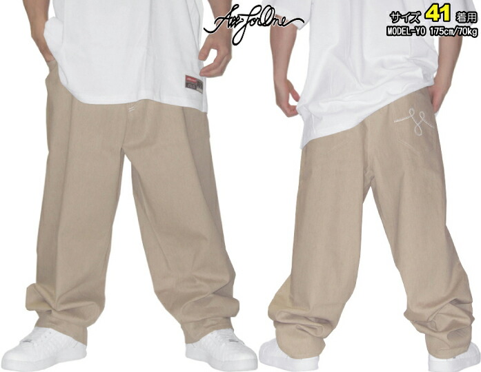 AFO BAGGY JEANS 【BIG 大いさ 乳母車】（皮膚軟化剤）【BIG大いさ/３ＸＬ～/38in～】