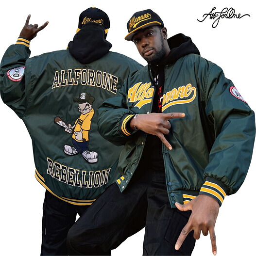 【AFO】BATTERMAN REBELLION STADIUM JACKET / ナイロンスタジアムジャケット【完全受注生産】|ALL SCHOOL