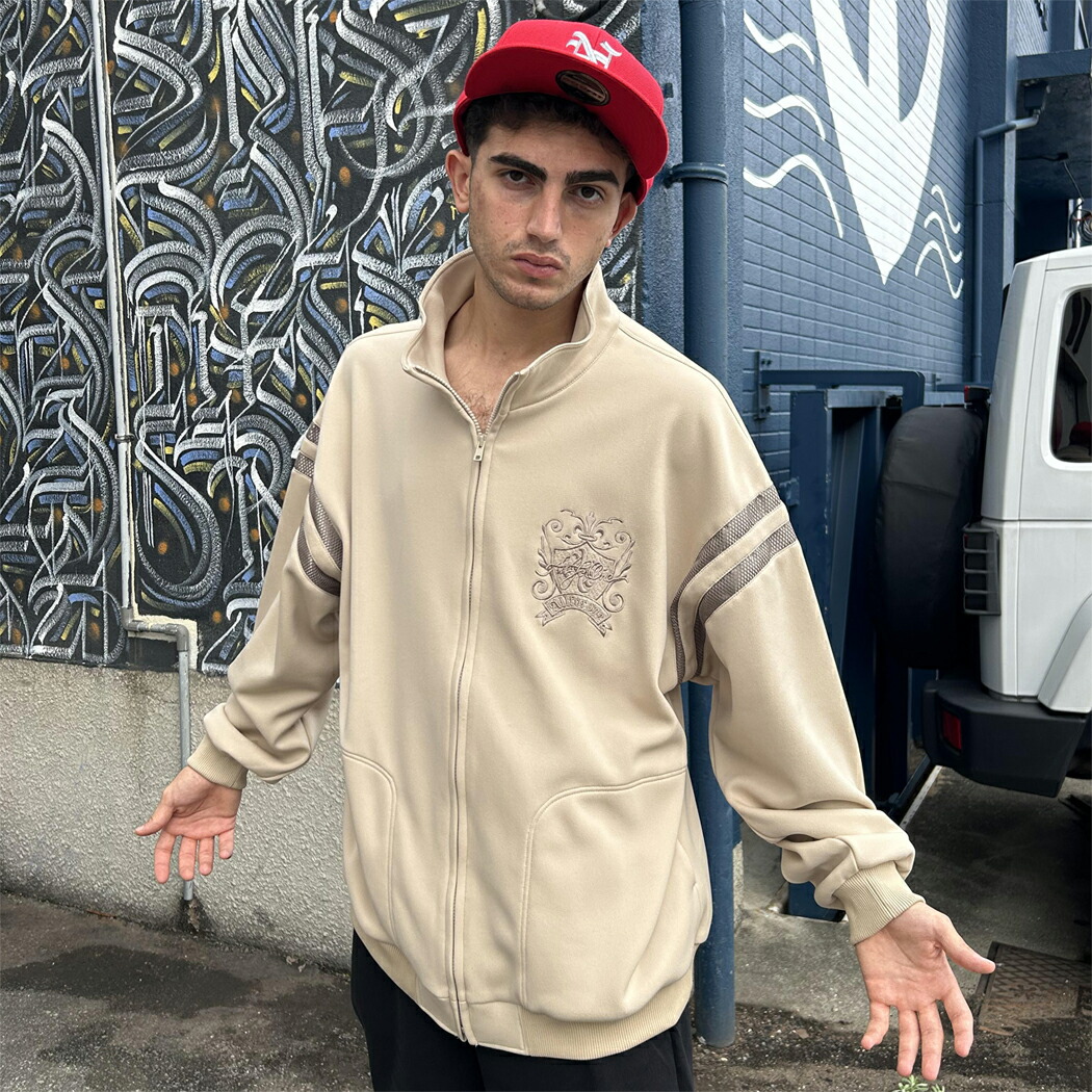 【AFO】Stand-up collar jersey 【BEIGE】 スーツ-オーダーメイド