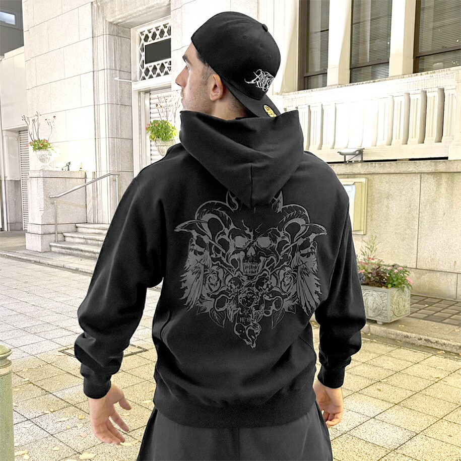 楽天市場】【AFO/UNISEX】DEATH ANGEL FULL ZIP HOODIE