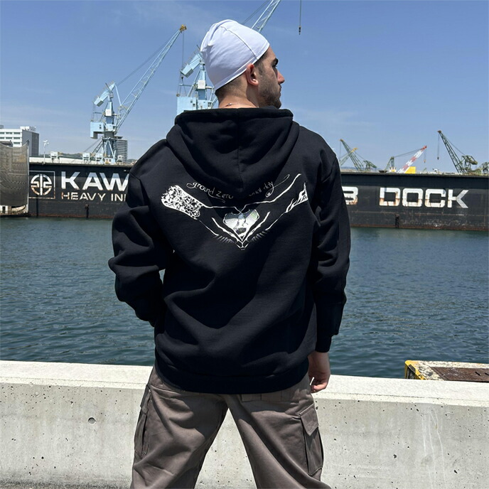 楽天市場】【AFO】 CROSS FLAG ZIP HOODIE JACKET / クロスフラッグ