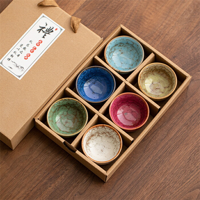 茶碗茶道具六点 茶道具 茶道具セット 特別限定抹茶茶碗6点セット ギフト抹茶茶碗