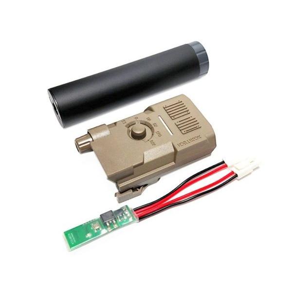 X3300W Mk2 アドバンスドBBコントロールシステム (弾速計/トレーサー/バースト機能) FDE XcorTech製