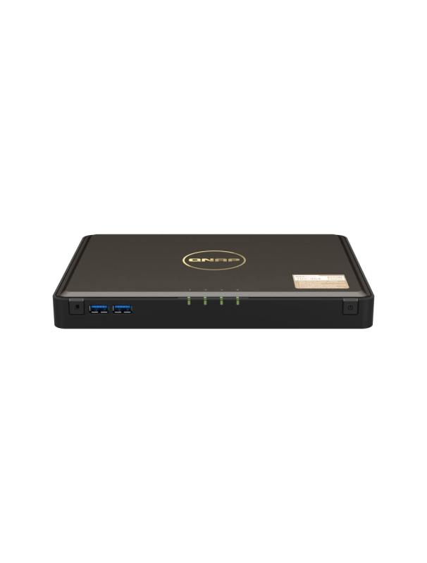 QNAP(キューナップ) TBS-464 専用os QTS積み上げる M.2 NVMe SSDで組み立てるする「NASbook」概念構成のパウダーコンパクトNAS