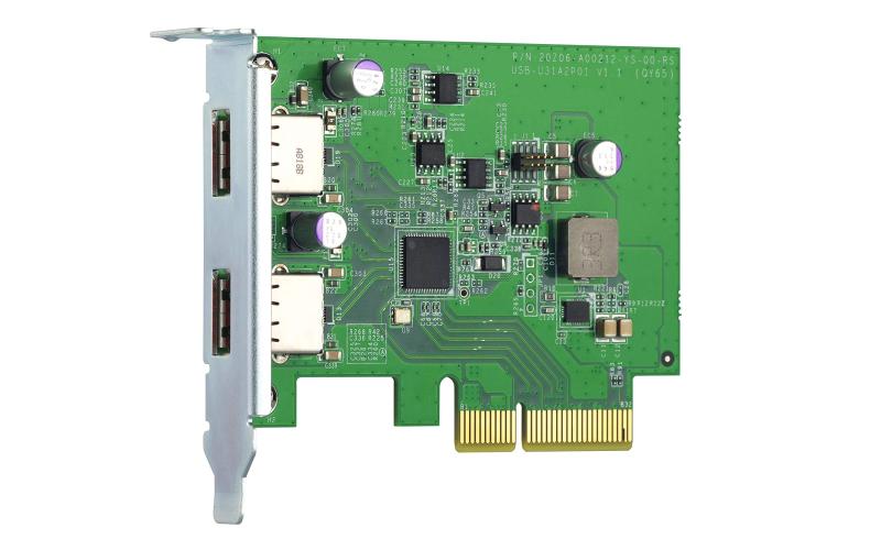QNAP (キューナップ) 高速 ファイル 転送 と ストレージ 拡張 のための 最大 10Gbps の 速度 QXP-10G2U3A / 国内正規流通品