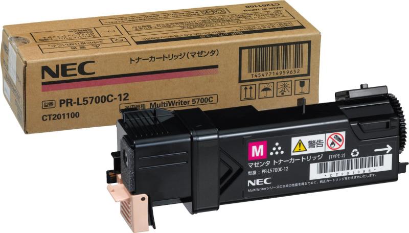 NEC PR-L5700C-12 トナー マゼンタ(1,000枚) NE-TNL5700-12J｜オールインストア