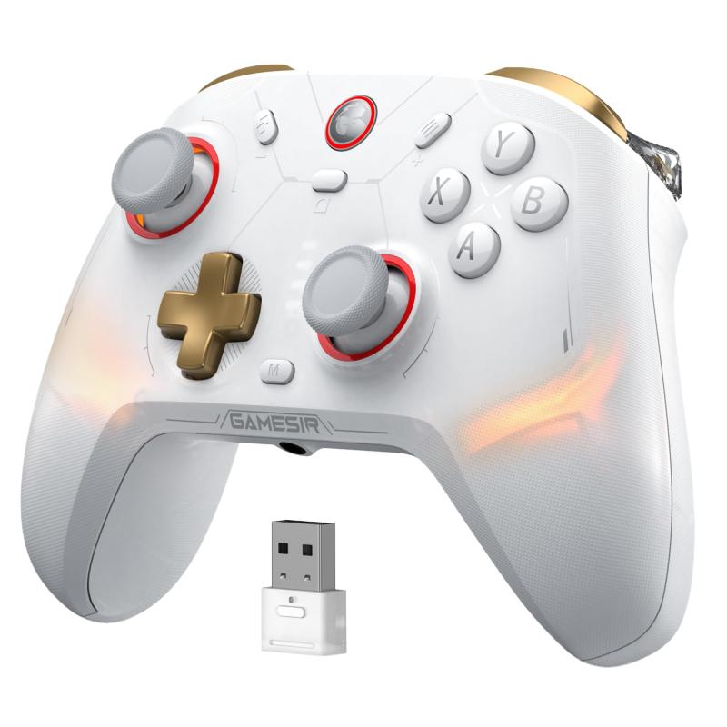 GameSir Cyclone2 TMR コントローラー 1000HZのポーリングレートゲームパッド ホールトリガー／マイクロトリガー付きのコントローラーpc 500万回の高耐久マイクロボタン ソフトウェア調整対応 背
