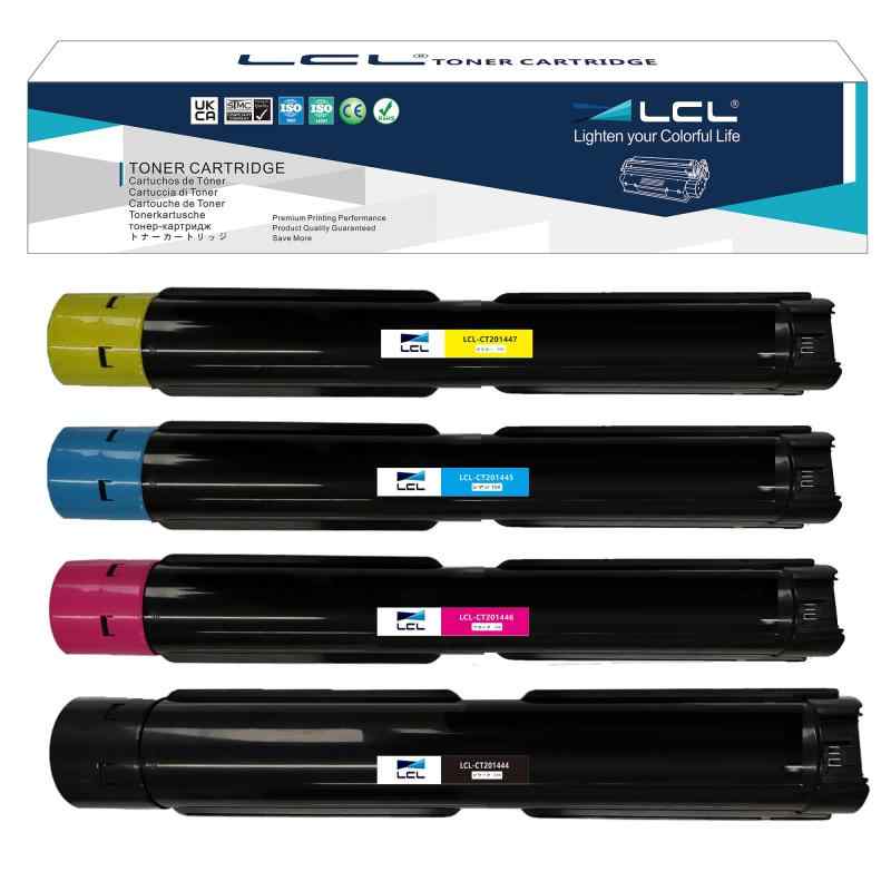LCL Xerox用 富士ゼロックス用 CT201444 CT201445 CT201446 CT201447 (4色セット ブラック シアン マゼンタ イエロー) 互換トナーカートリッジ 対応機種：DocuCentre-IV C2260/DocuCen