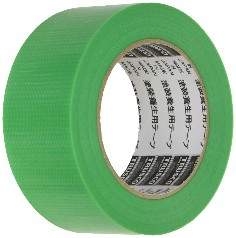 TRUSCO(トラスコ) 塗装養生用テープ グリーン 50X50 TYT5050-GN × 30巻 【ケース販売】