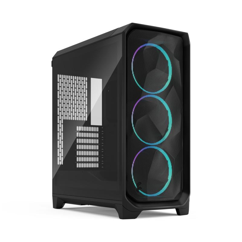 Fractal Design Meshify 3 Black RGB TG Light Tint ミドルタワー型PCケース ライトティント 強化ガラスパネル ブラック FD-C-MES3A-06 CS9148