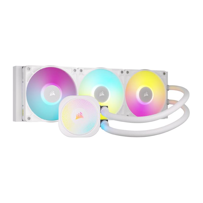 CORSAIR iCUE LINK TITAN 360 RX RGB 水冷式 CPU クーラー ? RX120 RGB ファン搭載 ? Intel・・ LGA 1851/1700, AMD・・ AM5/AM4 対応 ? iCUE LINK システムハブ同梱