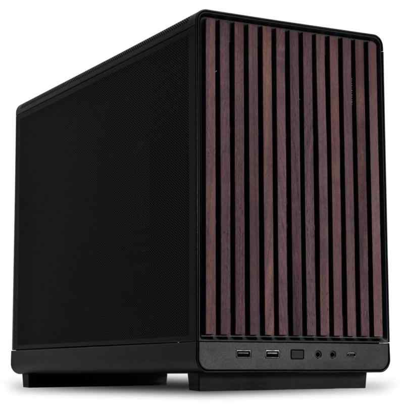 LIANLI コンパクトPCケース A3-mATX WD 木製フロントパネル 容量26.3リットル Micro ATX/Mini-ITX規格対応 360mmラジエーター搭載可能 ATX/SFX/SFX-L電源対応 日本正規品
