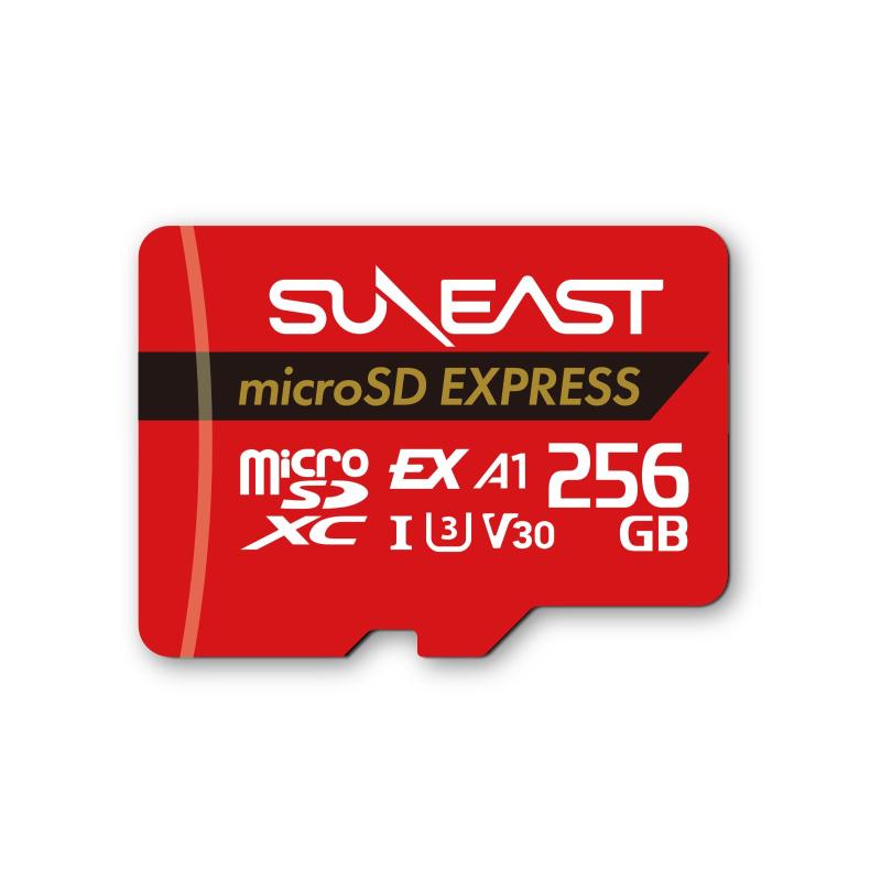 SUNEAST microSD Express 256GB 最大限度読込転送速力度890MB/s 最大限度書込移らす速力度750MB/s 次世代科学技術microSD歌留多 Switch2動くこと裏付け済み Class10 U3 V30 UHS-I A1 SE-MSE256G2