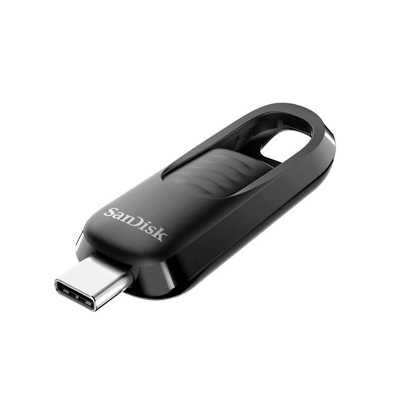 【 サンディスク 正規品 】メーカー5年 USBメモリ 256GB USB Type-C iPhone15動作確認済み 収納式コネクター SanDisk Ultra Slider 読取最大400MB/秒 SDCZ480-256G-J35