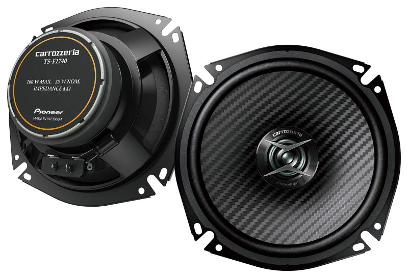 Pioneer スピーカー TS-F1740-2 17cm カスタムフィット コアキシャル 2ウェイ ハイレゾ対応 カロッツェリア|オールインストア