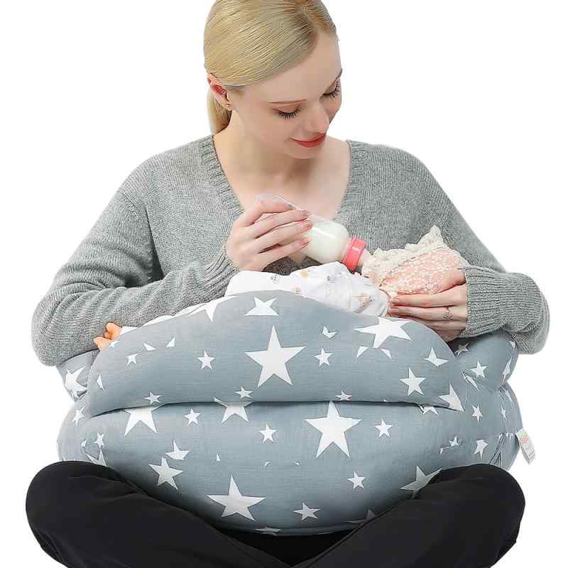 Chilling Home 授乳クッション 調整可能 ストラップ付き 授乳枕 母乳育児・ミルク兼用 取り外して洗えるカバー 新生児の授乳姿勢をサポート ズレにくい固定設計 家庭用・ギフトにも最適