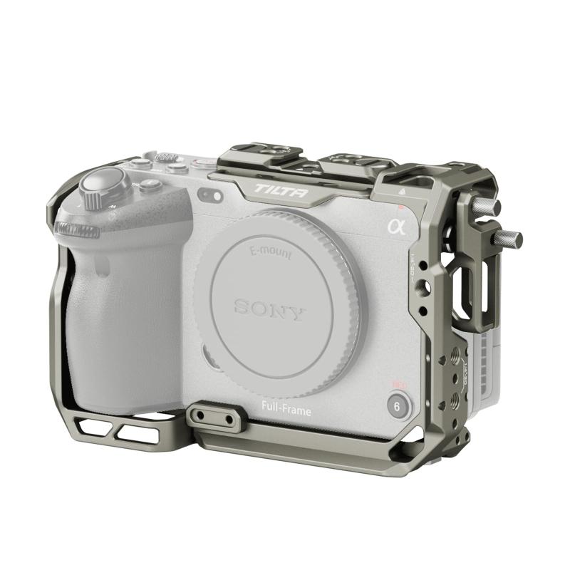 TILTA FX3 FX30ケージ ソニーFX3 FX30対応 フルカメラケージ HDMIケーブルクランプアタッチメント付 チタニウムグレー TA-T16-FCC-TG