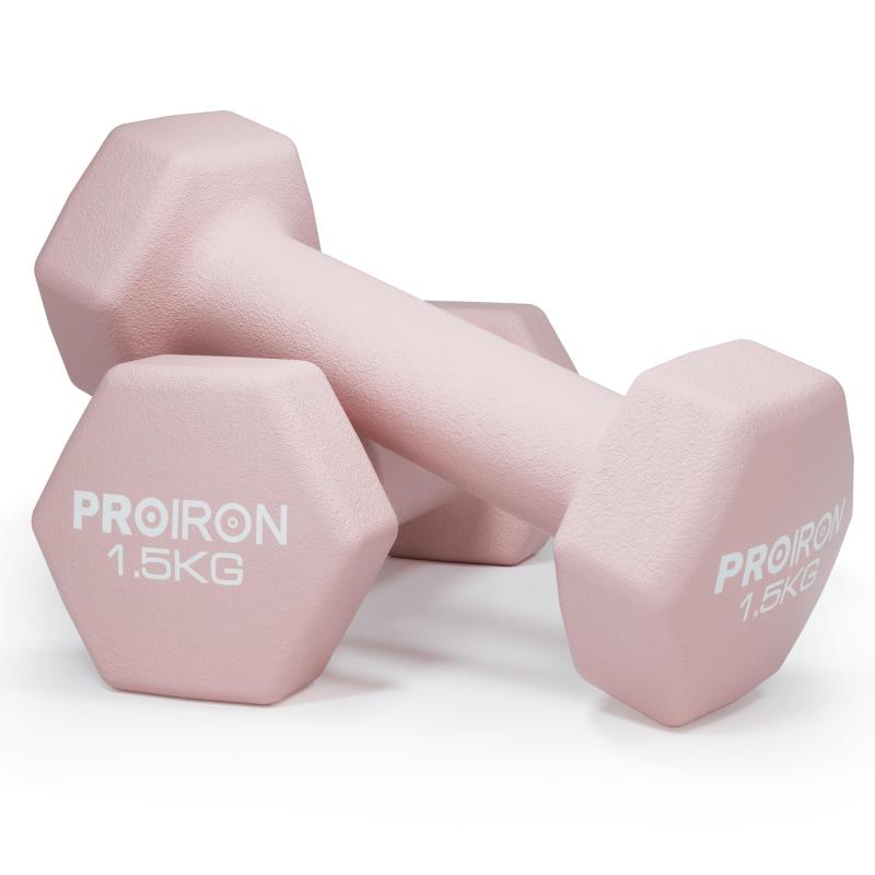 PROIRON 唖鈴 鉄アレイ 2個書き割り 1kg/1.5kg/2kg/3kg/4kg/5kg/6kg/8kg/10kg 唖鈴書き割り ホンブルグ帽上塗りで 筋力形づくる