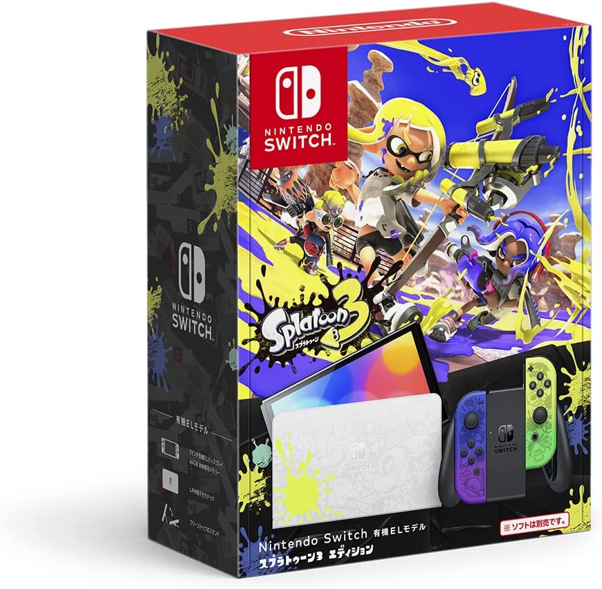 Nintendo Switch スプラトゥーンデザイン 本体のみ スプラトゥーン3』デザインの「Nintendo Switch（有機ELモデル