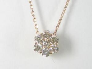 K18PG ピンクゴールド ダイヤモンド ペンダント ネックレス10P03Dec16【楽ギフ_包装】