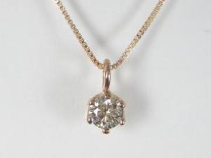 K10PG　ピンクゴールド ダイヤモンド ペンダント ネックレス10P03Dec16【楽ギフ_包装】｜オールジュエリー
