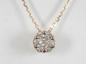 K18PG　ピンクゴールド ダイヤモンド ペンダント ネックレス10P03Dec16【楽ギフ_包装】｜オールジュエリー