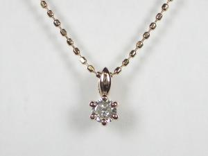 K10PG　ピンクゴールド ダイヤモンド ペンダント ネックレス10P03Dec16【楽ギフ_包装】