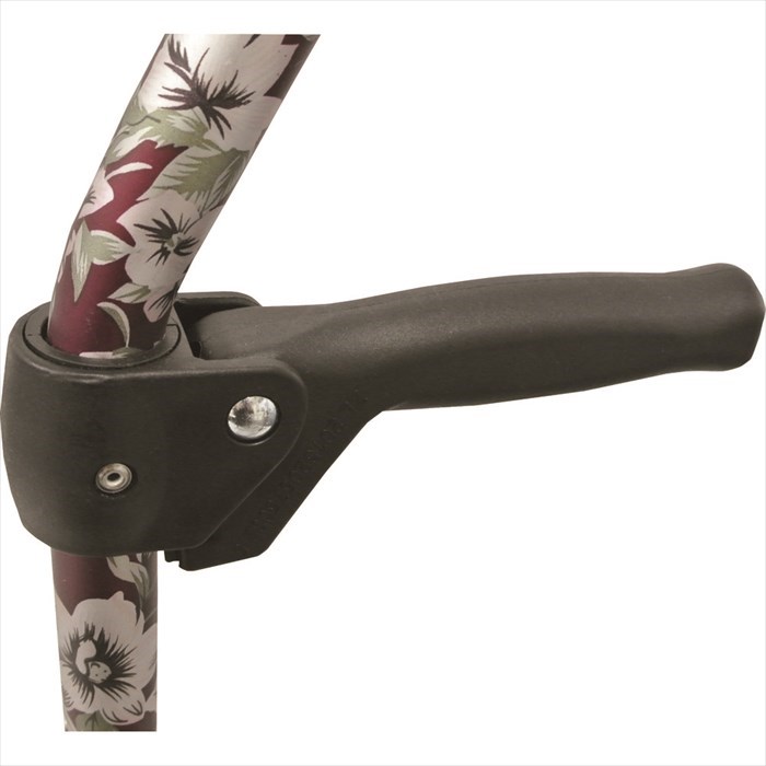 楽天市場 フジホーム 四点杖 補助グリップ付 花柄赤 4199 Wb3801 高齢者 老人 介護 ステッキ 豊通オールライフ