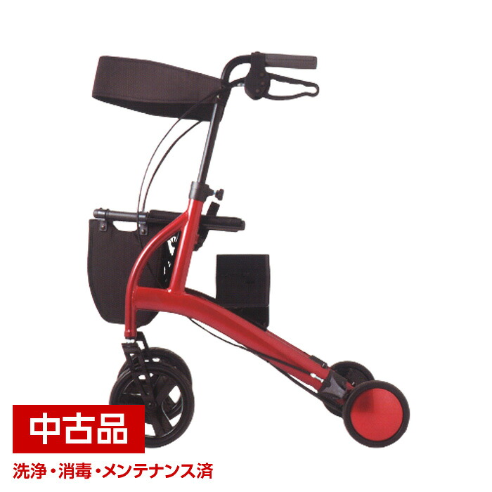 【中古】ロボットアシストウォーカー RT.2 トールタイプ レッド【代引き不可/発送後の返品・交換不可】
